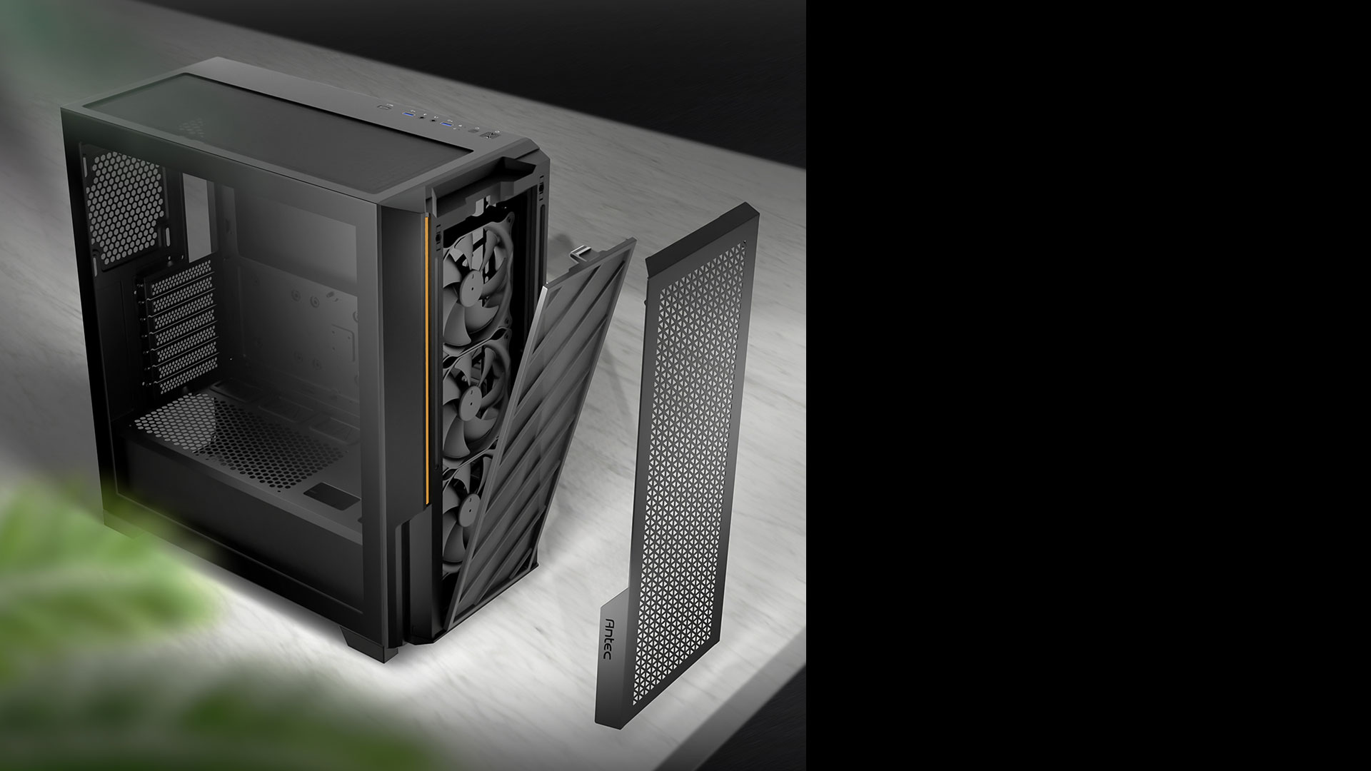 Antec Performance Series P20C, Massive Metal Mesh Front Panel, 3 x